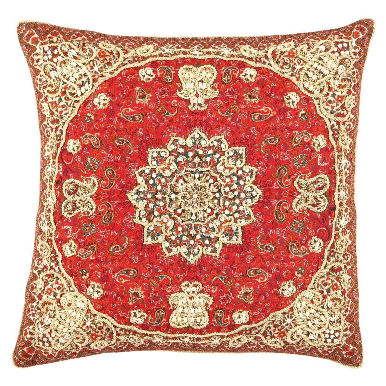 Red color  Diamond Silk Termeh 20'' X 20''